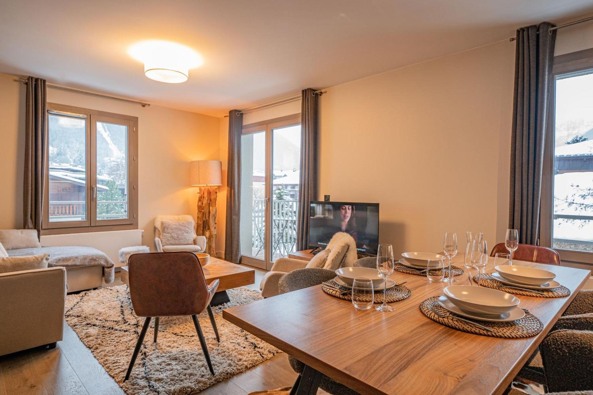 Perle Blanche - Brand New 2 Bedroom Apartment Perfectly Located Chamonix Extérieur photo